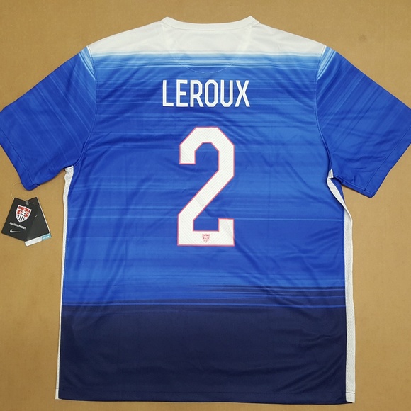 NIKE Other - Nike Leroux USA SS Away Stadium Jersey Men's Sz XL